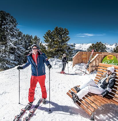 Hochzeiger ski area - Family downhill run