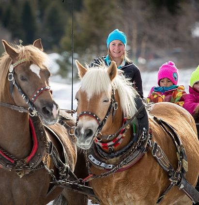 Pferdeschlitten-Kutschenfahrt im Pitztal