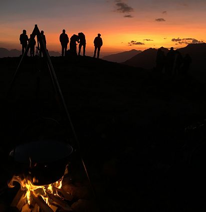 Sonnenaufgangsfahrt am Sechszeiger