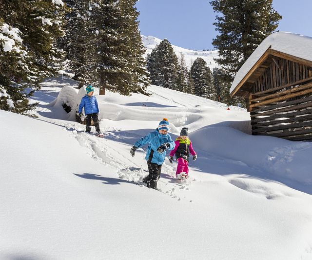 Hochzeiger - Schneeschuhwandern mit der Familie