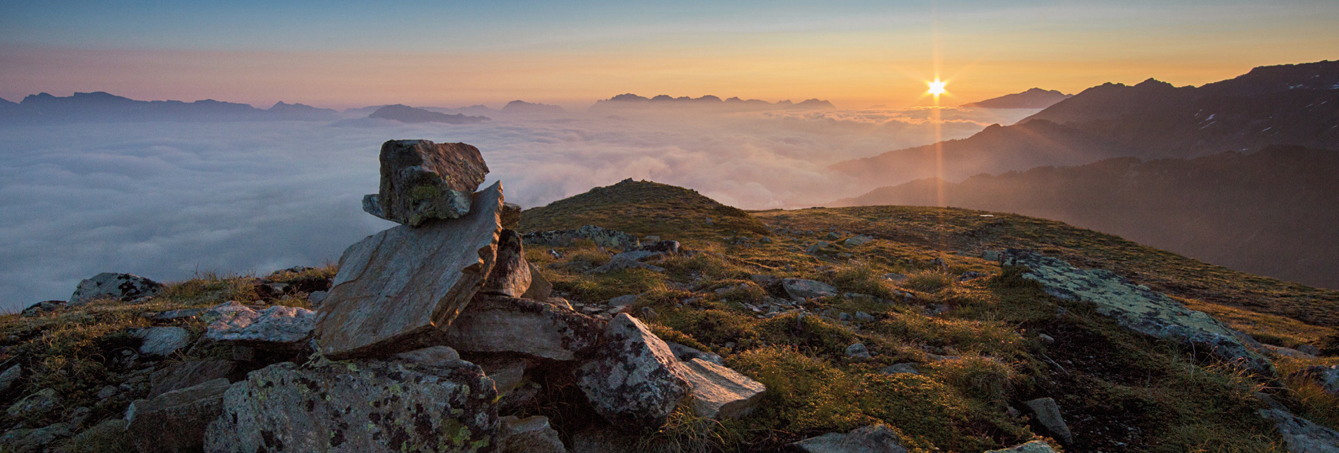 Sonnenaufgang am Sechszeiger, 2.395 Meter