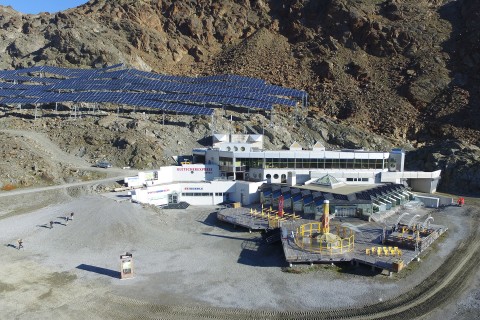 Gletscherexpress Top Station at Pitztal Glacier