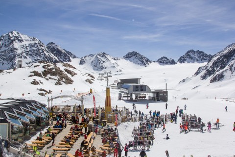 Glacier Restaurant Kristall at Pitztal Glacier