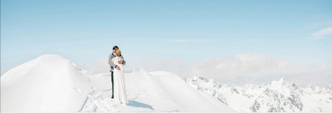 Wedding Ceremony at 3440 meters on Pitztal Glacier