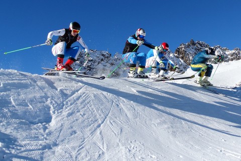 Ski and Snowboard Cross at Pitztal Glacier 