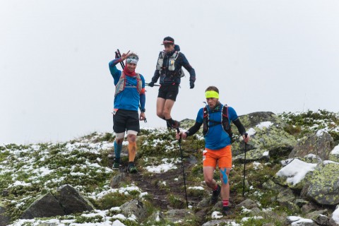 Runners of the Pitz Alpine Glacier Trail