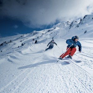 Skifahren im Pitztal in Tirol