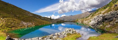 Mountain lakes and wild brooks in Tyrol 