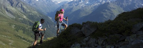 Die Wandergebiete im Pitztal